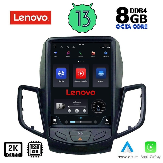 LENOVO SSW 10854_CPA TESLA STYLE for FORD FIESTA mod. 2008-2017