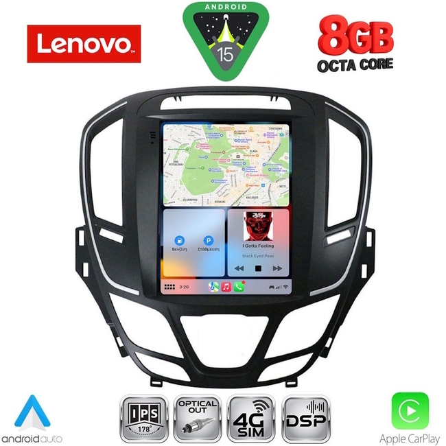 LENOVO SSW 10915_CPA TESLA STYLE for OPEL INSIGNIA II mod. 2014-2017