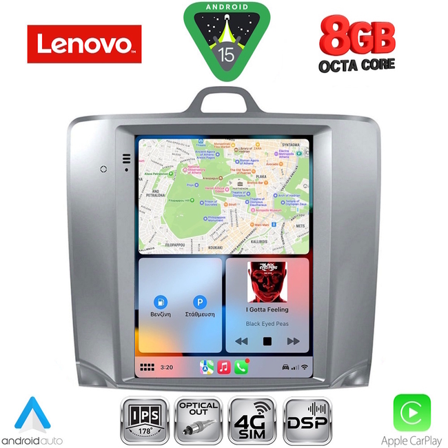 LENOVO SSW 10956_CPA TESLA STYLE for FORD FOCUS mod. 2004-2011