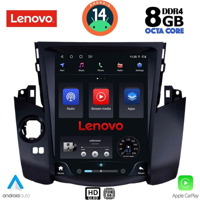 LENOVO SSW 10969_CPA TESLA STYLE  for TOYOTA RAV 4 mod. 2006-2012