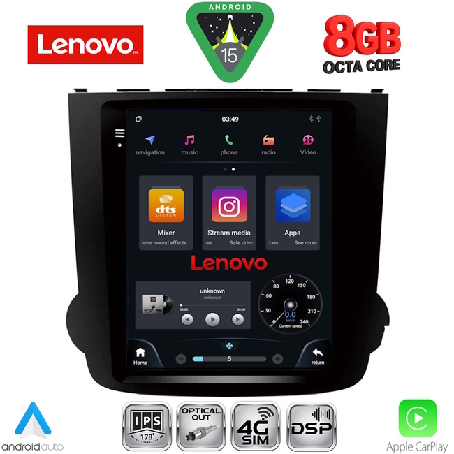LENOVO SSW 10977_CPA TESLA STYLE for HONDA CRV mod. 2007-2012