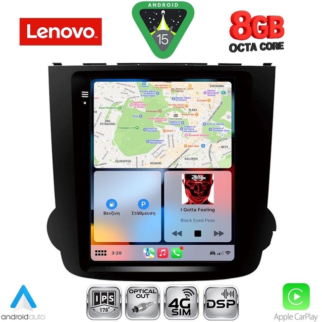 LENOVO SSW 10977_CPA TESLA STYLE for HONDA CRV mod. 2007-2012