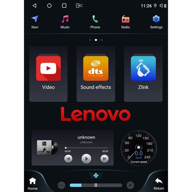 LENOVO SSW 10988_CPA TESLA STYLE for HONDA CIVIC 4D mod. 2006-2012