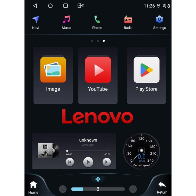 LENOVO SSW 10984_CPA TESLA STYLE for JEEP CHEROKEE mod. 2014-2024