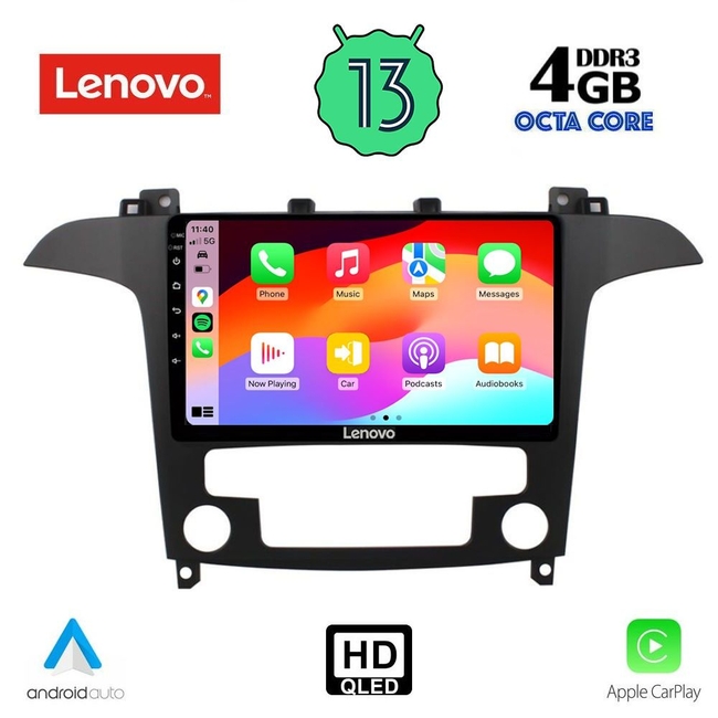LENOVO SSX 9175_CPA CLIMA (9inc) MULTIMEDIA TABLET for FORD SMAX mod. 2006-2014