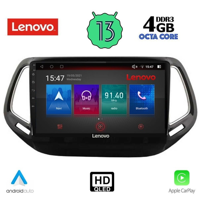 LENOVO SSX 9278_CPA (10inc) MULTIMEDIA TABLET for JEEP COMPASS mod. 2016-2021
