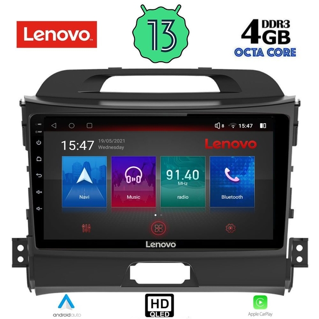 LENOVO SSX 9325_CPA (9inc) MULTIMEDIA TABLET for KIA SPORTAGE mod. 2010-2015
