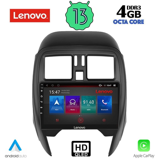 LENOVO SSX 9451_CPA (SQUARE) (9inc) MULTIMEDIA TABLET for NISSAN MICRA mod. 2014-2017