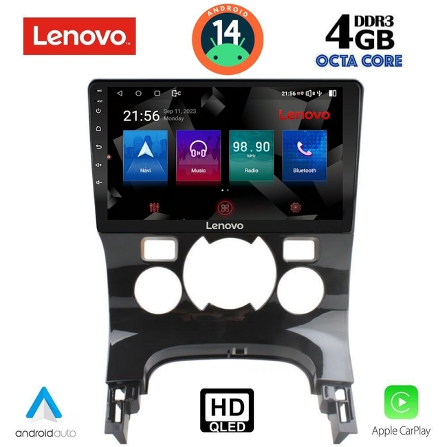 LENOVO SSX 9515_CPA CLIMA (9inc) MULTIMEDIA TABLET for PEUGEOT 3008 mod. 2008-2016