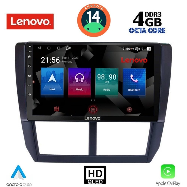 LENOVO SSX 9662_CPA (9inc) MULTIMEDIA TABLET for SUBARU FORESTER - IMPREZA - XV mod. 2008-2013