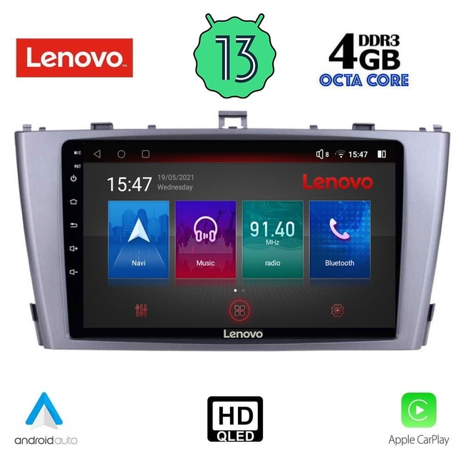 LENOVO SSX 9705_CPA (9inc) MULTIMEDIA TABLET for TOYOTA AVENSIS (T27) mod. 2009-2015