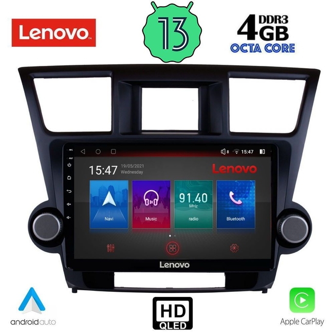 LENOVO SSX 9719_CPA (9inc) MULTIMEDIA TABLET for TOYOTA HIGHLANDER mod. 2008-2015