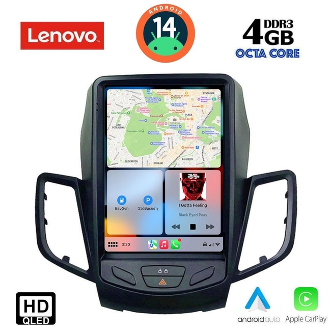 LENOVO SSX 9854_CPA TESLA STYLE for FORD FIESTA mod. 2008-2017