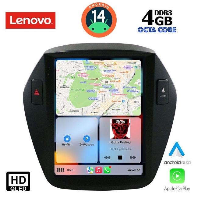 LENOVO SSX 9896_CPA TESLA STYLE  for HYUNDAI IX35 mod. 2010-2015