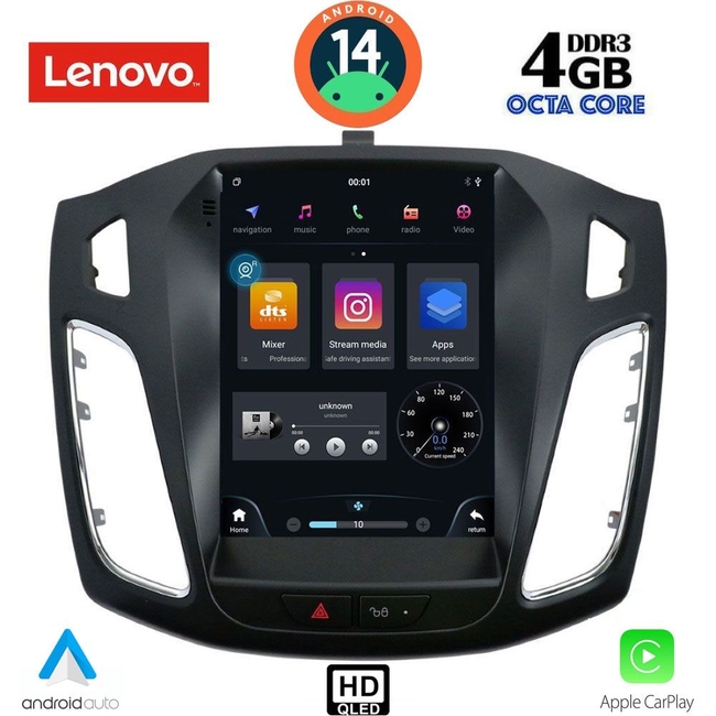 LENOVO SSX 9855_CPA TESLA STYLE  for FORD FOCUS mod. 2011-2017