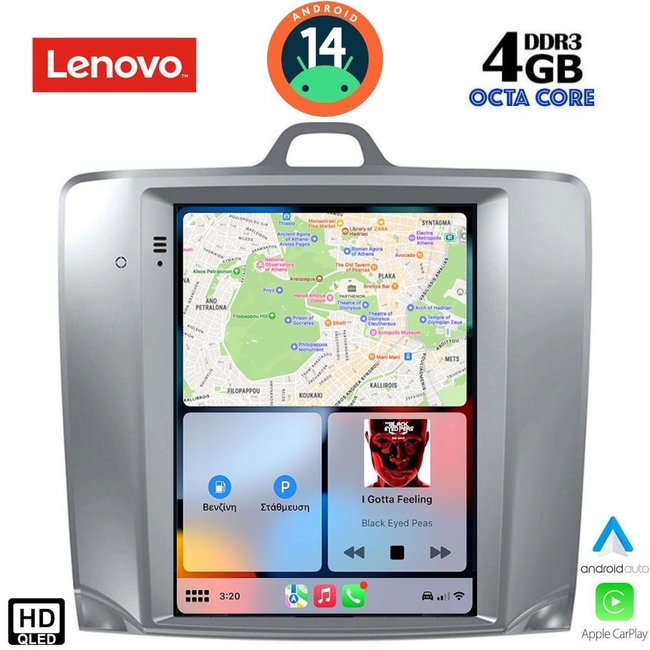 LENOVO SSX 9956_CPA TESLA STYLE for FORD FOCUS mod. 2004-2011
