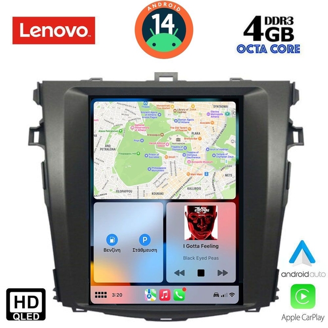 LENOVO SSX 9963_CPA TESLA STYLE  for TOYOTA COROLLA 4D mod. 2006-2012