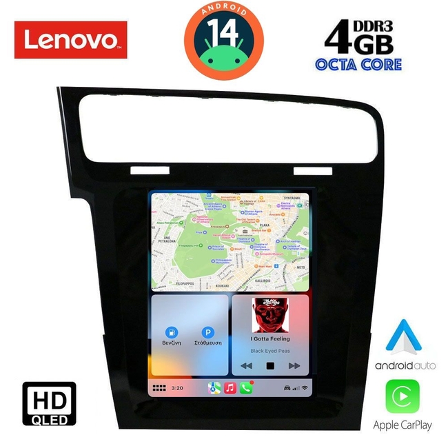 LENOVO SSX 9985_CPA TESLA STYLE for VW GOLF 7 mod. 2013-2021