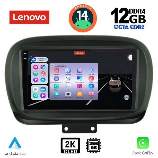LENOVO SSZ 12134_CPA (9inc) MULTIMEDIA TABLET for FIAT 500Χ mod. 2014&gt;