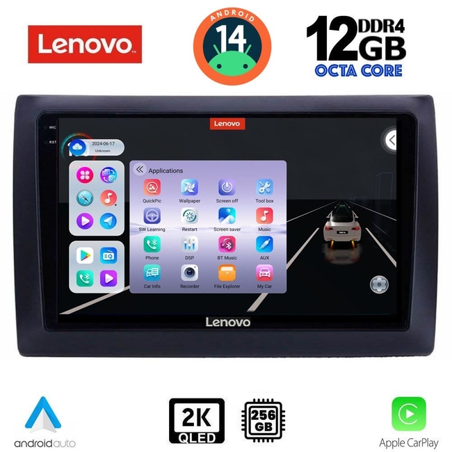 LENOVO SSZ 12145_CPA (9inc) MULTIMEDIA TABLET for FIAT STILO mod. 2001-2007
