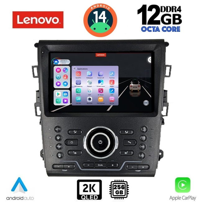 LENOVO SSZ 12164_CPA CLIMA (9inc) MULTIMEDIA TABLET for FORD MONDEO mod. 2014&gt;