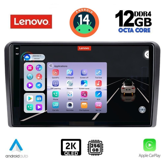 LENOVO SSZ 12180_CPA (9inc) MULTIMEDIA TABLET for FORD TOURNEO – COURIER mod. 2014&gt;