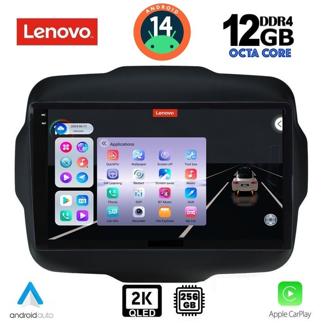LENOVO SSZ 12290_CPA (9inc) MULTIMEDIA TABLET for JEEP RENEGADE  mod. 2014&gt;