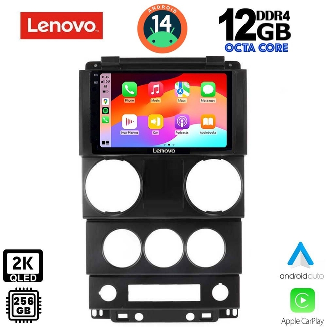 LENOVO SSZ 12292_CPA (9inc) MULTIMEDIA TABLET for JEEP WRANGLER  mod. 2006-2011