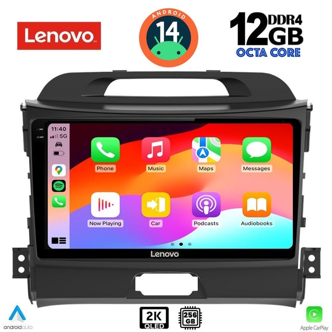 LENOVO SSZ 12325_CPA (9inc) MULTIMEDIA TABLET for KIA SPORTAGE mod. 2010-2015