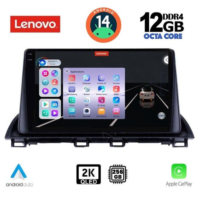 LENOVO SSZ 12367_CPA (9inc) MULTIMEDIA TABLET for MAZDA 3 mod. 2014&gt;