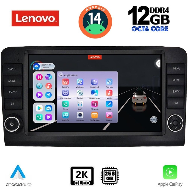 LENOVO SSZ 12416_CPA (9inc) MULTIMEDIA TABLET for MERCEDES ML (W164) – GL (X164) mod. 2005-2011