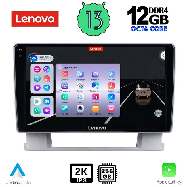 LENOVO SSZ 12482_CPA (9inc) MULTIMEDIA TABLET for OPEL ASTRA J mod. 2010-2016