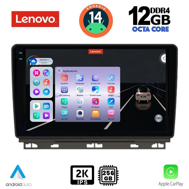 LENOVO SSZ 12546_CPA (9inc) MULTIMEDIA TABLET for RENAULT CLIO mod. 2019&gt;