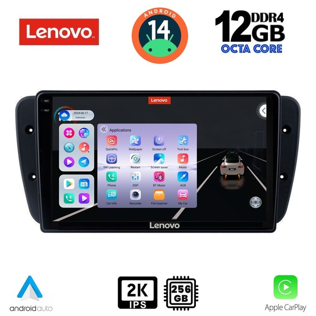 LENOVO SSZ 12571_CPA (9inc) MULTIMEDIA TABLET for SEAT IBIZA mod. 2008-2015
