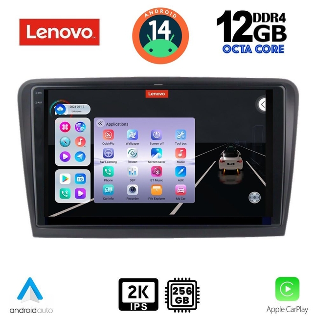 LENOVO SSZ 12601_CPA (9inc) MULTIMEDIA TABLET for SKODA RAPID  mod. 2012&gt;