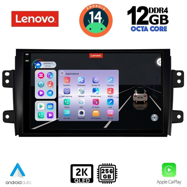 LENOVO SSZ 12688_CPA (9inc) MULTIMEDIA TABLET for FIAT SEDICI – SUZUKI SX4 mod. 2005-2013