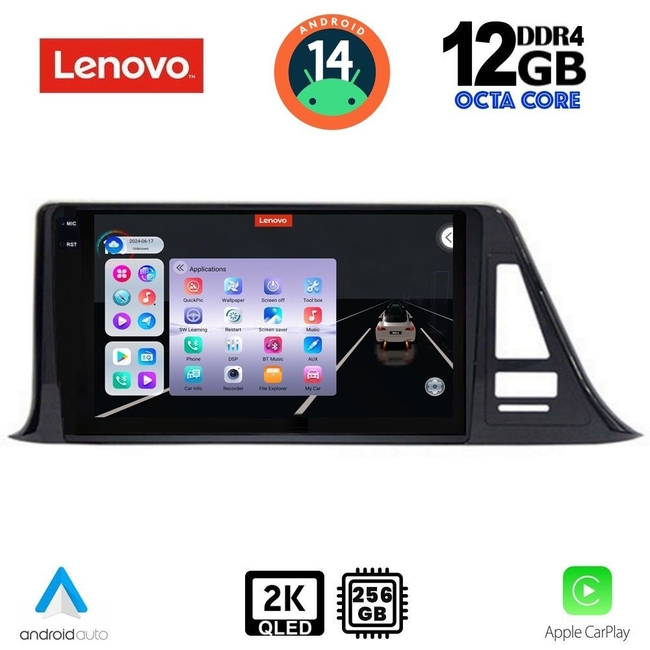 LENOVO SSZ 12709_CPA (9inc) MULTIMEDIA TABLET for TOYOTA CH-R mod. 2017>