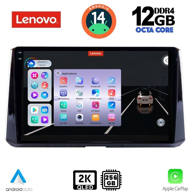 LENOVO SSZ 12716_CPA (10inc) MULTIMEDIA TABLET for TOYOTA COROLLA mod. 2019&gt;