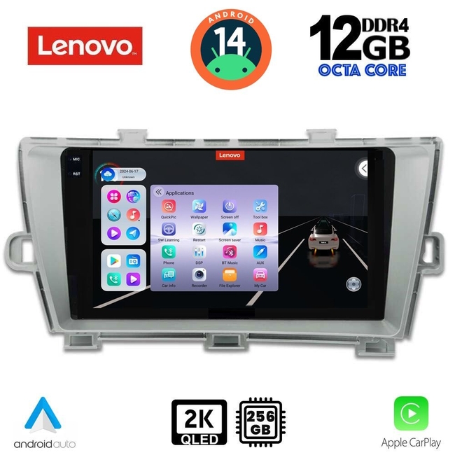 LENOVO SSZ 12726_CPA (9inc) MULTIMEDIA TABLET for TOYOTA PRIUS mod. 2009-2015