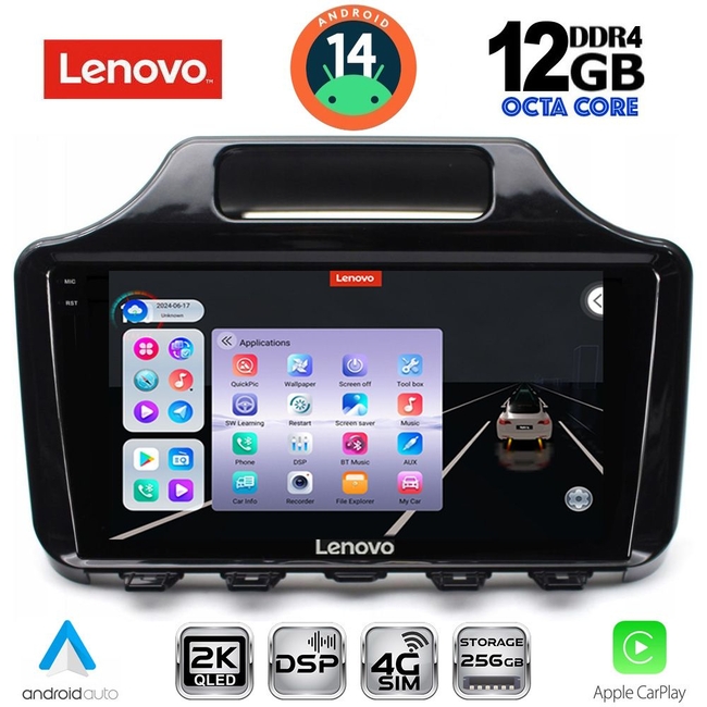 LENOVO SSZ 12779_CPA (9inc) MULTIMEDIA TABLET for TOYOTA IQ mod. 2008> with ORIG. NAVI