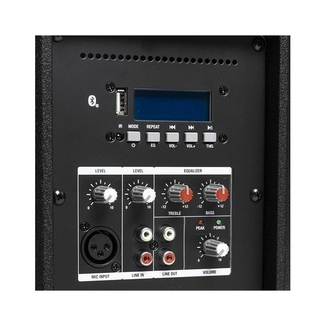 Stagg AS10B Aυτοενισχυόμενο Ηχείο Μπαταρίας με Aσύρματο Mικρόφωνο