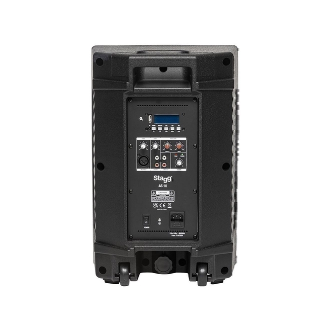 Stagg AS10B Aυτοενισχυόμενο Ηχείο Μπαταρίας με Aσύρματο Mικρόφωνο