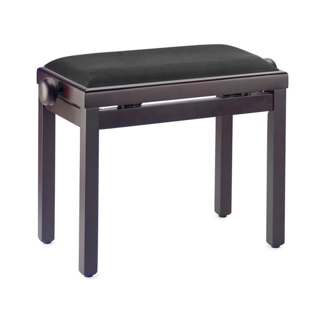 STAGG PB39 RWM VBK Velvet Ρυθμιζόμενο Κάθισμα Πιάνου Rosewood