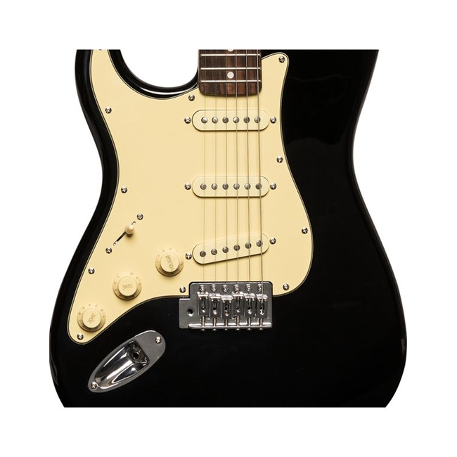 STAGG SES-30 LH BK Ηλεκτρική Κιθάρα για Αριστερόχειρες