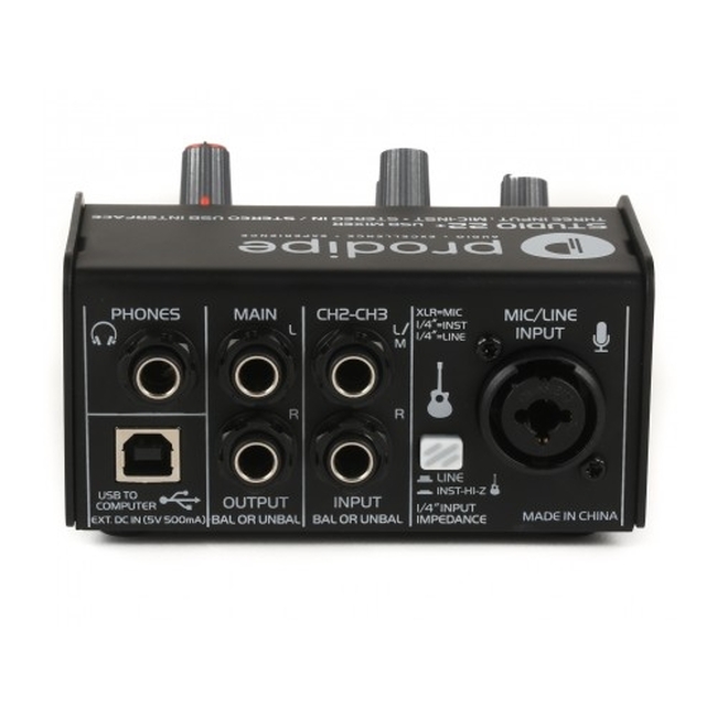Prodipe Studio 22+ Interface