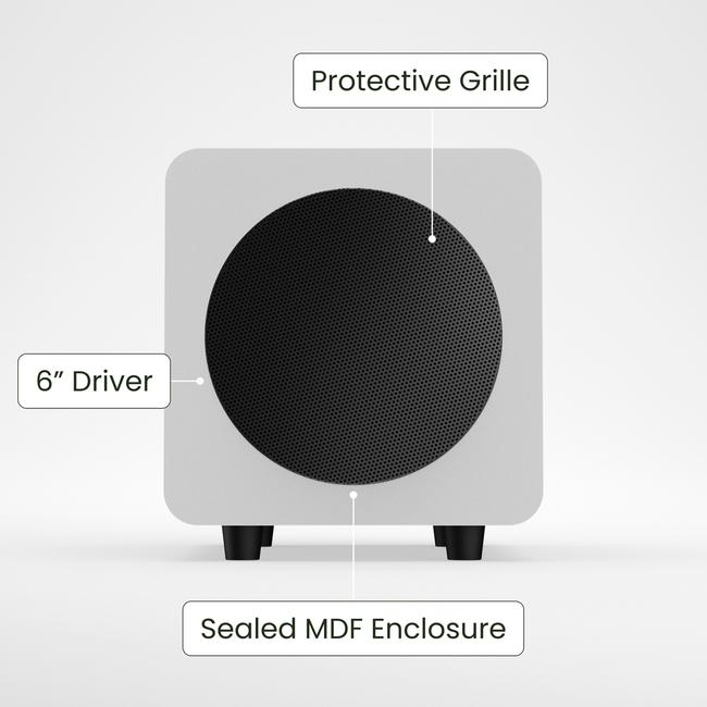 Kanto Audio SUB6 - Matte White