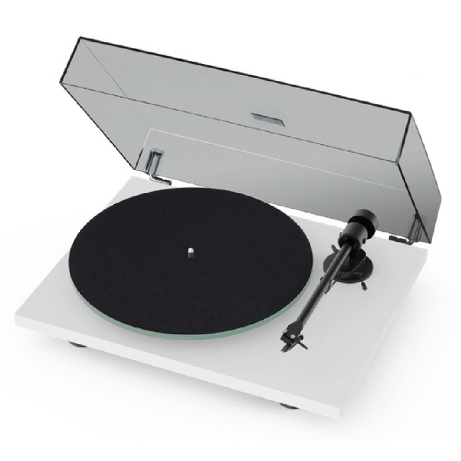 Pro-Ject Audio T1 BT + OM 5e (White) - Belt Drive - Με Προενισχυτή