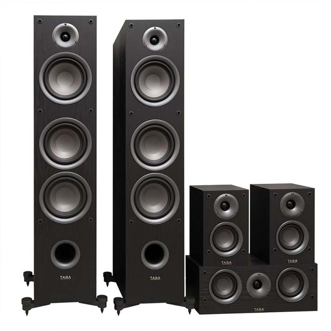 Taga Harmony TAV 5.0: 607F + C + S set - Black