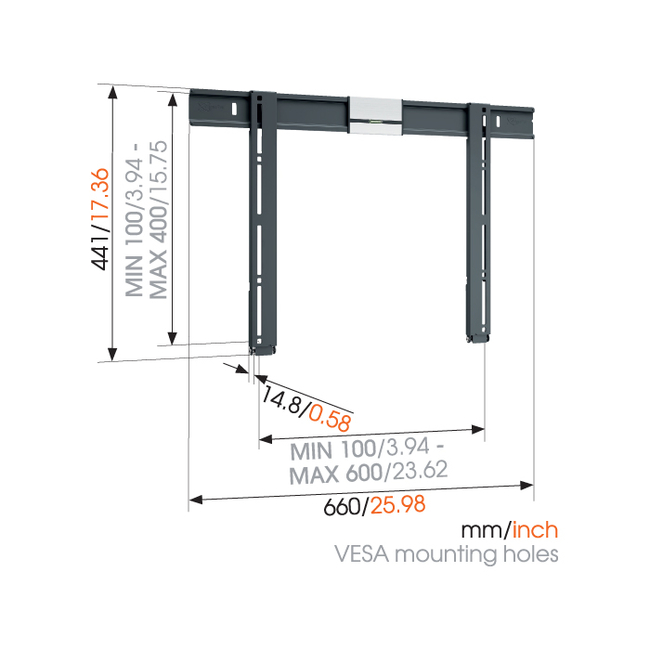 Vogel's extra THIN 505 Black (40-65')
