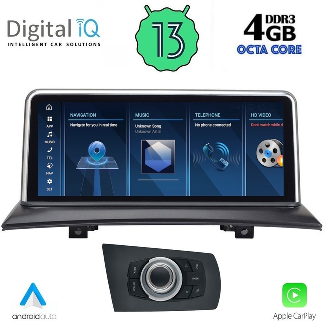 DIGITAL IQ TOP 16971_CPA (10.25'') - MULTIMEDIA SYSTEM for BMW X3 (E83) mod. 2003-2010 with CCC